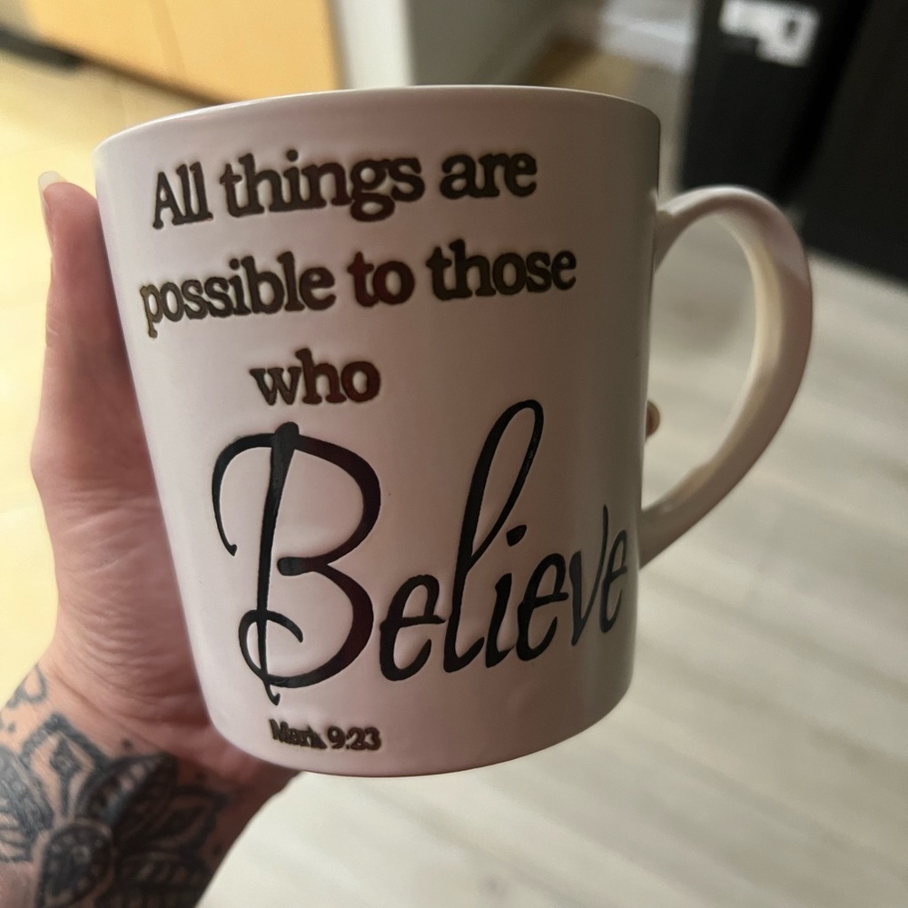 Bible quote mug